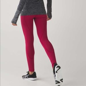 Lululemon red leggings